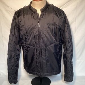 Harley-Davidson FXRG Black Puffer Bomber Jacket Liner Men’s Size XL